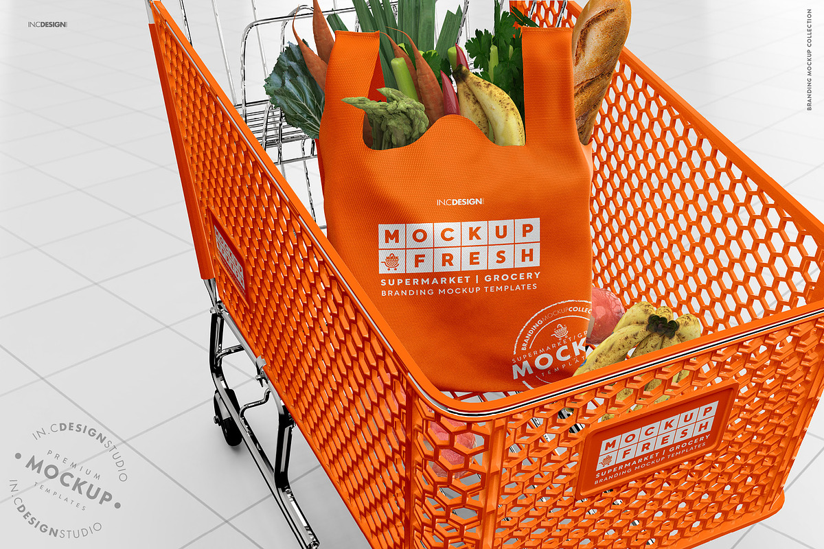 Non Woven Shopping Bag Mockup, a Product Mockup by INCDesign (Photo 7 of 10)