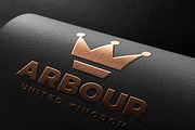 Hot Foil Paper Emboss Logo Mockup, a Product Mockup by GfxFoundry (Thumbnail 4 of 4)
