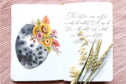Autumn Watercolor floral collection, a Decorative Illustration by SashaKondr (Thumbnail 8 of 20)
