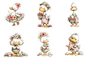 Beach Summer Goose Png Clipart, an Illustration by SinaCreation (Thumbnail 3 of 9)