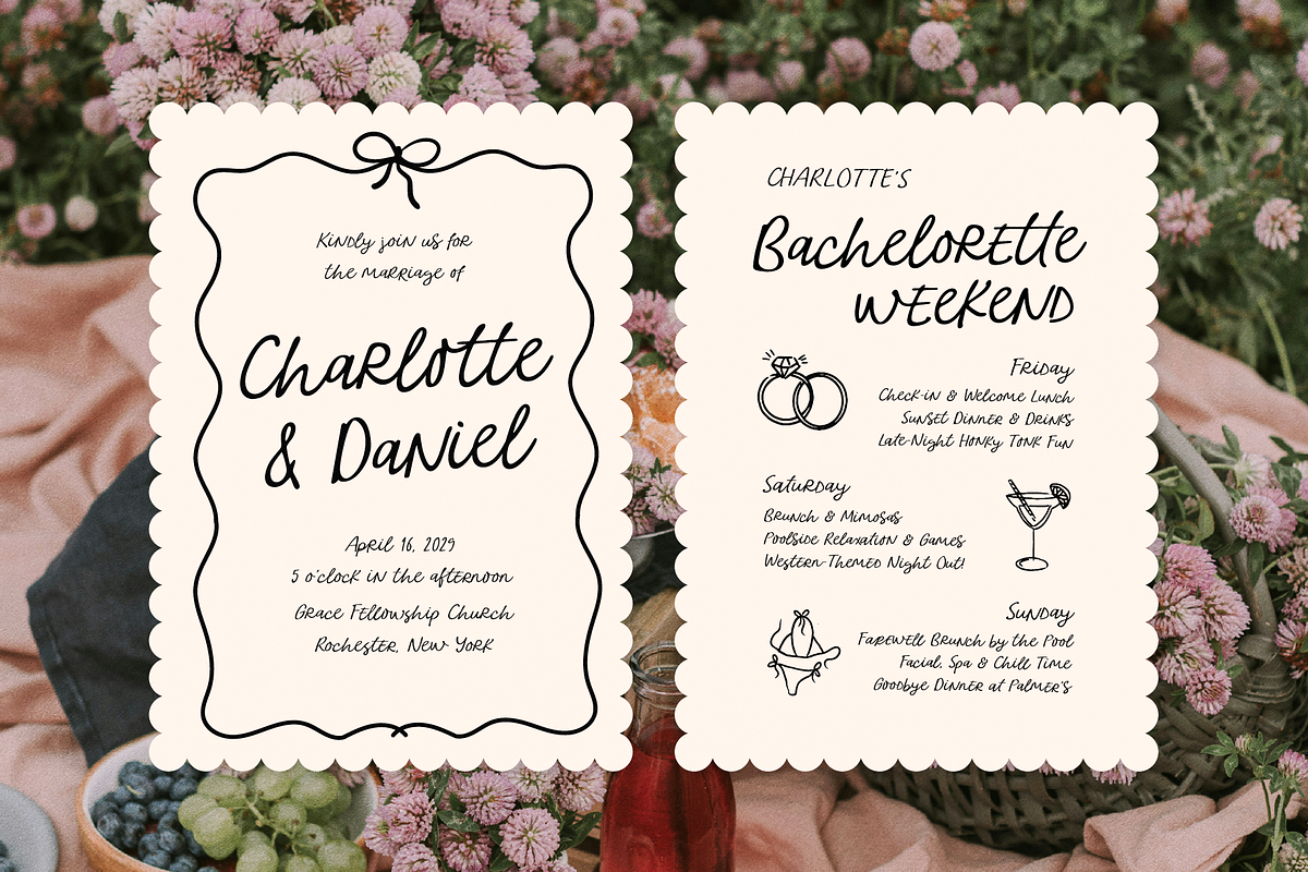 Spontaneous Charm Quirky Script Font, a Handwritten Font by Kaya Fonts (Photo 12 of 35)