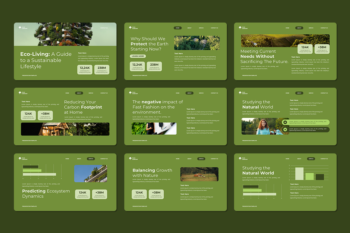 Ecosystem Education Keynote Template, a Presentation Template by QR Design Studio (Photo 2 of 3)