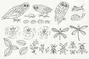 Night Creatures - Owl Clipart Vector, an Object Graphic by The Pen and Brush (Thumbnail 6 of 7)