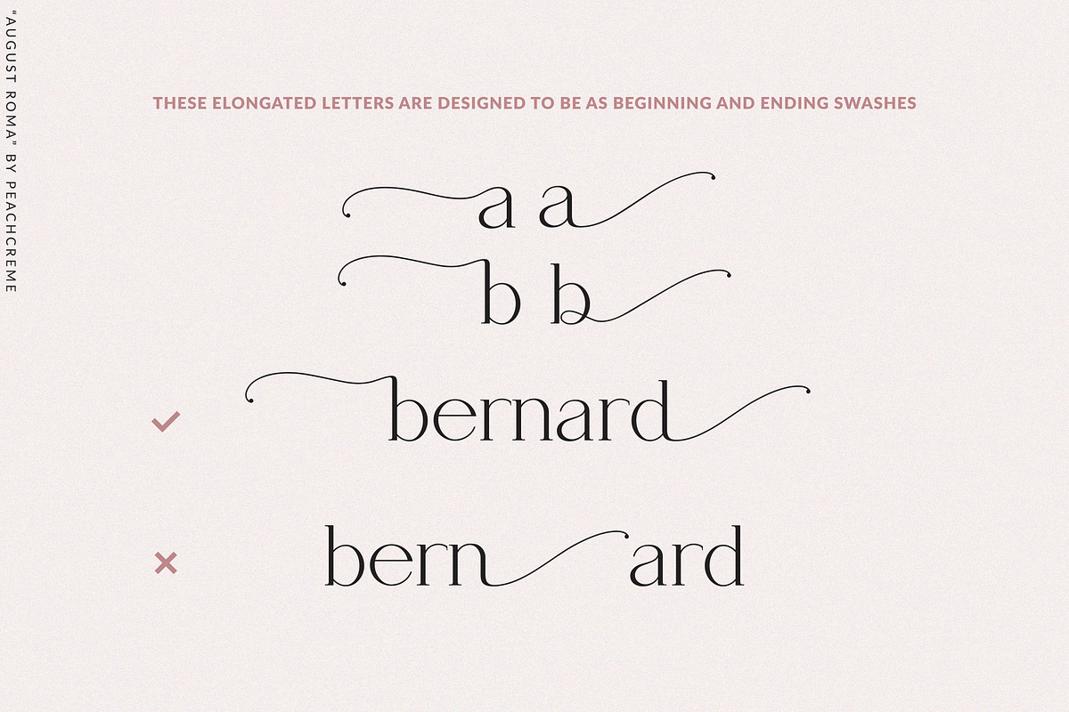 August Roma // luxury serif font, a Serif Font by PeachCreme (Photo 23 of 25)