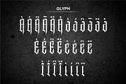 Inhumans, a Blackletter Font by EN86-21 (Thumbnail 8 of 9)