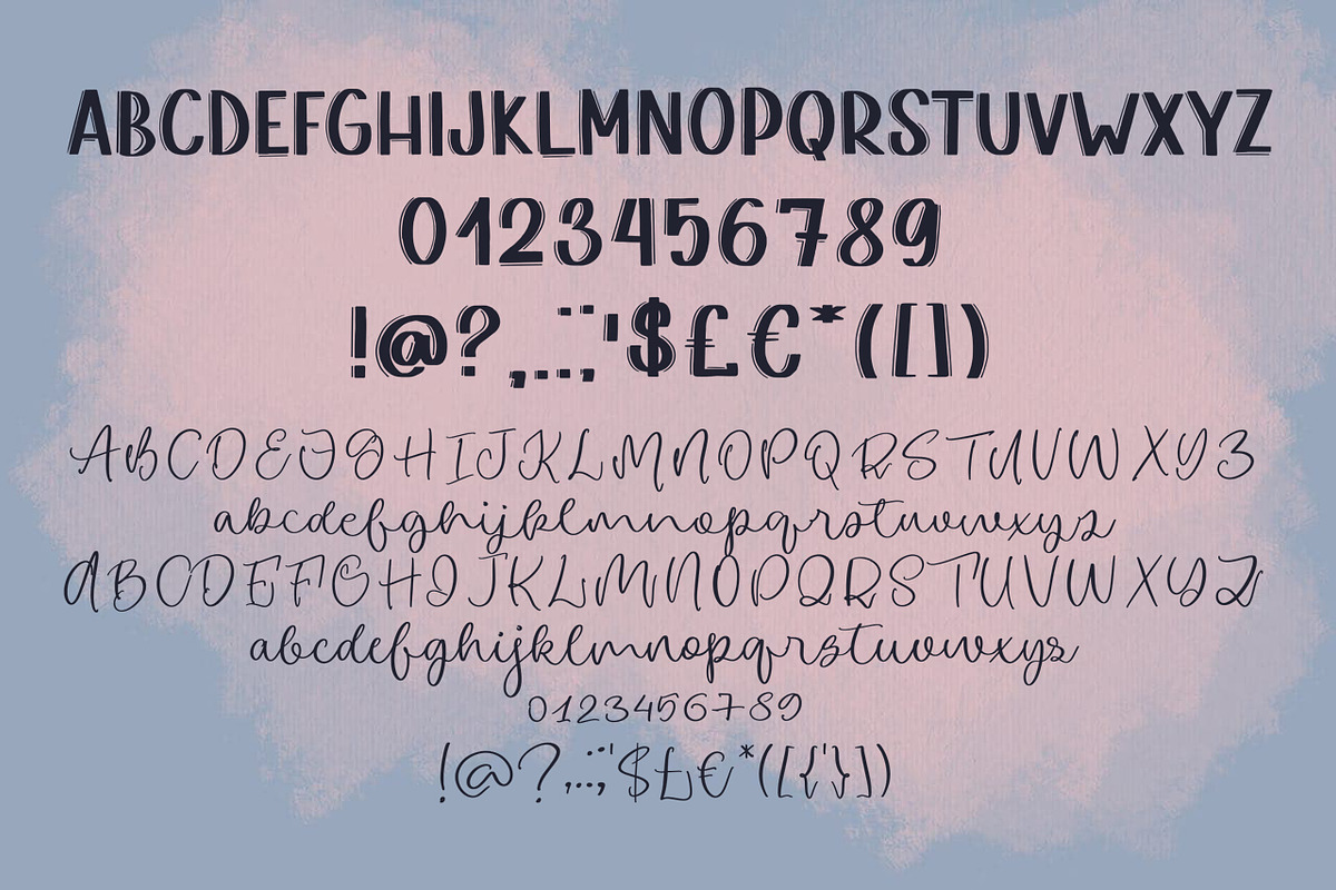 Simple Lines Font Duo, a Script Font by CallMeStasia (Photo 7 of 7)