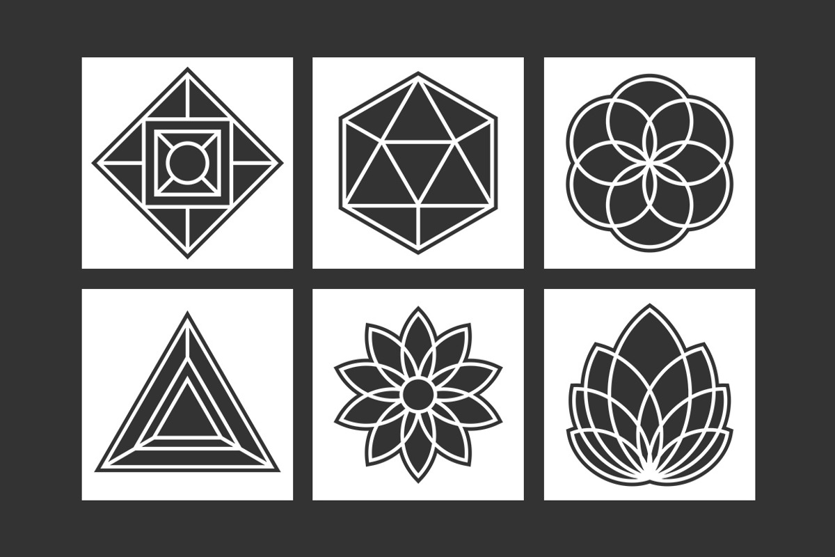 Geometric Photo Masks, a Social Media Template by QueenDesigns (Photo 4 of 5)