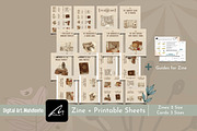 Dark Academia Affirmation Cards Zine, a Card Template by Digital Art Mahdiseño (Thumbnail 3 of 11)