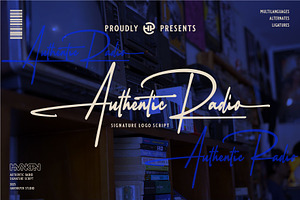 AUTHENTIC RADIO | Signature Logo
