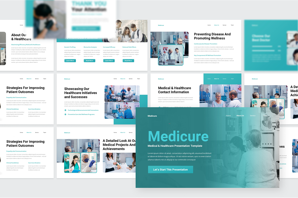 Medical & Healthcare Google Slide, a Presentation Template by SquidPixey (Photo 5 of 6)
