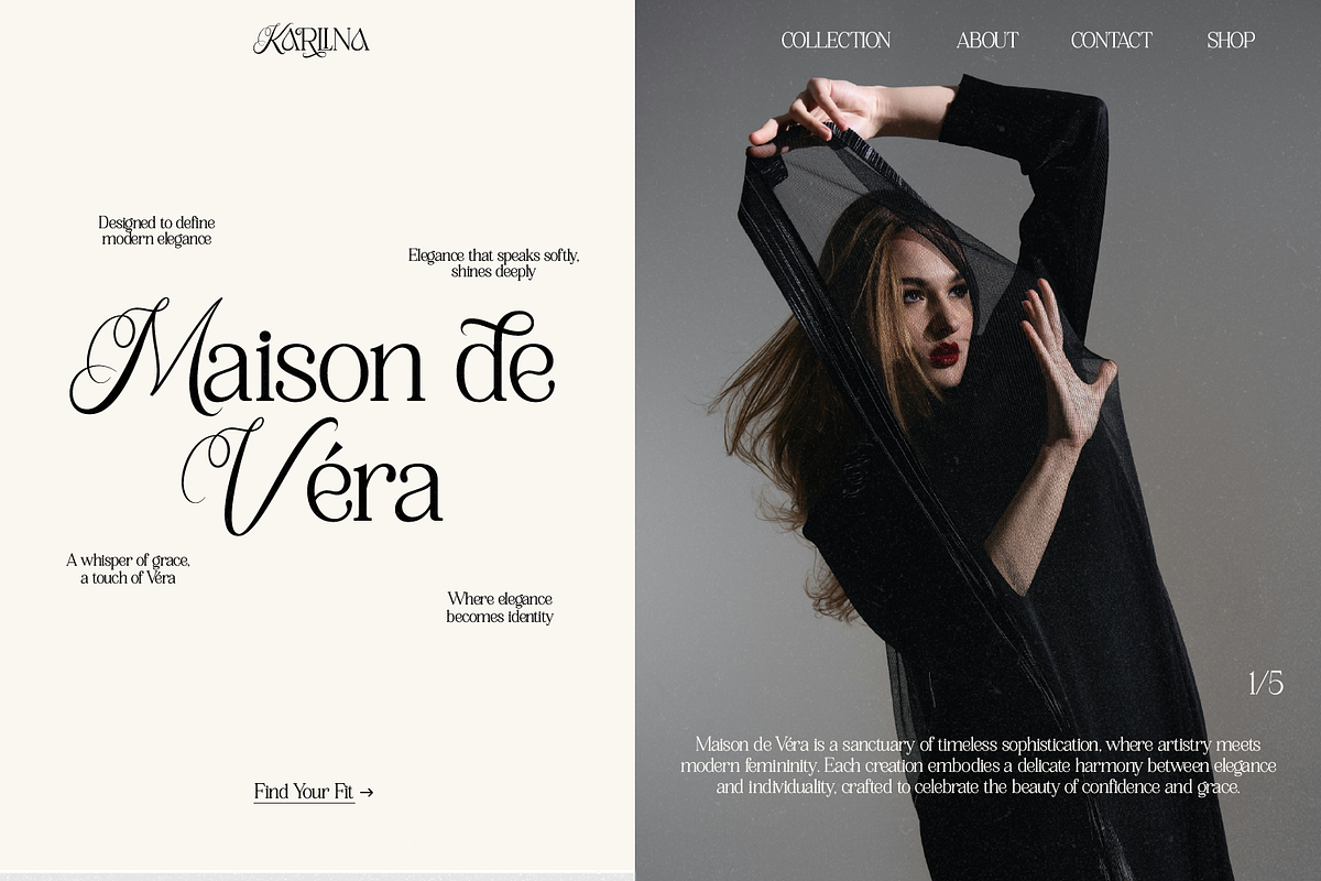 Karlina Modern Elegant, a Serif Font by Haps Space (Photo 6 of 10)
