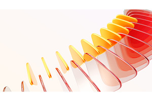 Abstract 3d background with row of, a Textures & Material 3D Model by Marozhkastudio