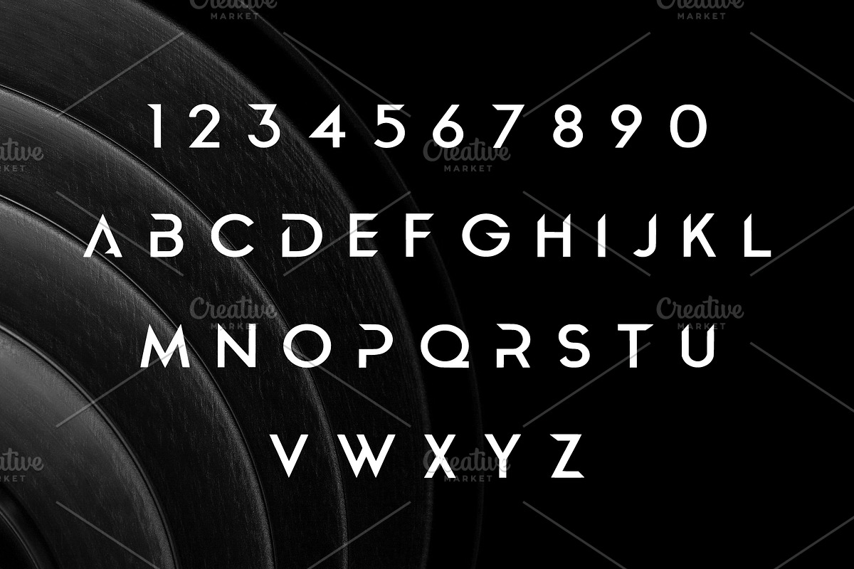 BEYOND - modern sans serif font preview 3