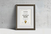A4 Passe-partout Certificate Mockup, an Advertising Mockup by DesignRushMarket (Thumbnail 3 of 13)