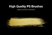 Watercolor Stroke Photoshop Brushes, a Brushes & More by INTENTFX (Thumbnail 5 of 5)