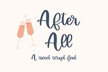 After All, Cute Handwritten Script