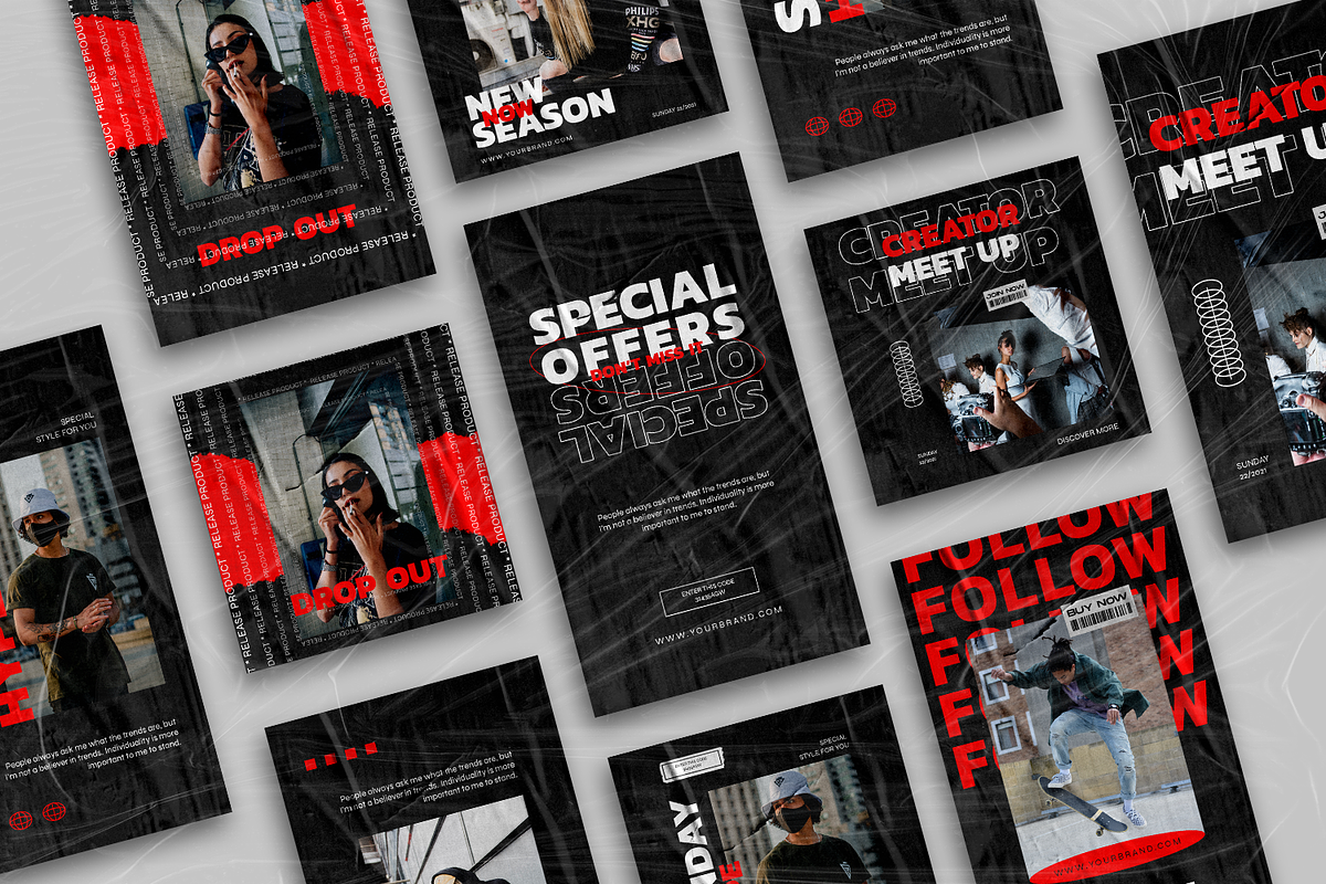 Serious - Hype Instagram Stories and, a Social Media Template by MYDesign (Photo 5 of 5)