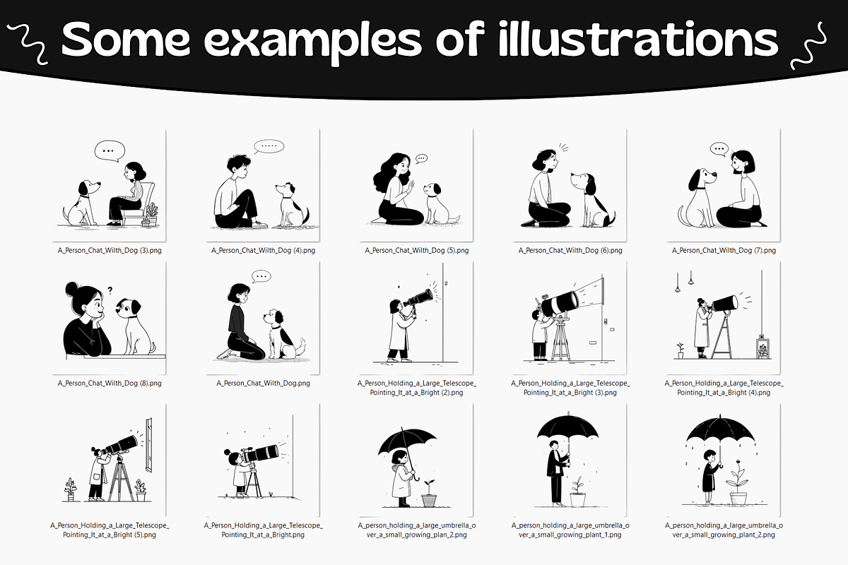450 Notion Style People Illustration, a Person Illustration by DaisyStudio (Photo 7 of 10)