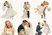 Vintage Wedding Bride and Grooms, a Person Illustration by Design Scotch (Thumbnail 4 of 9)