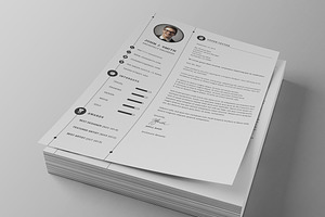 Clean Resume CV Set