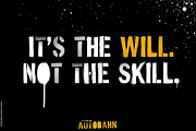 Display font Autobahn Stencil, a Blackletter Font by Itsmesimon (Thumbnail 5 of 11)
