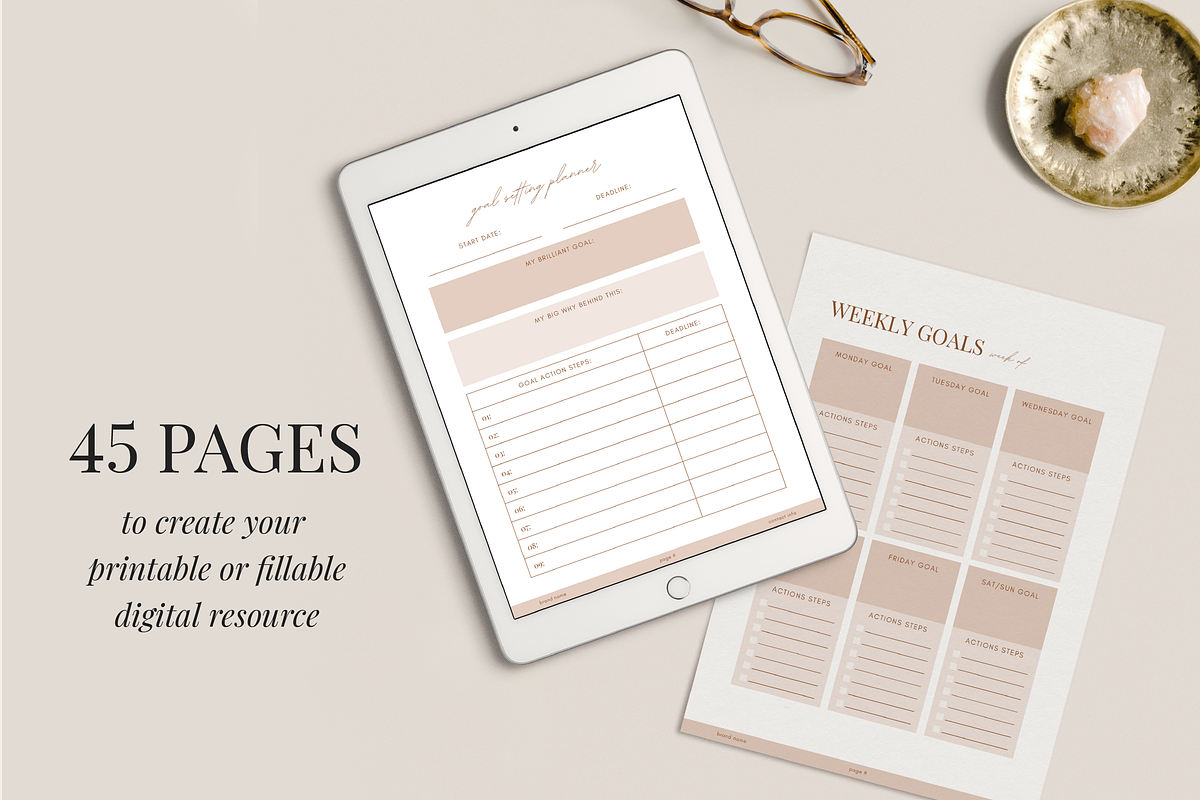 2024 Journal Planner Canva Template, a Design Template by Studio Soluna (Photo 8 of 14)