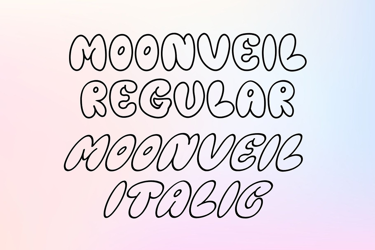 Moonveil Playful, a Handwritten Font by Letterafa Studio (Photo 3 of 7)