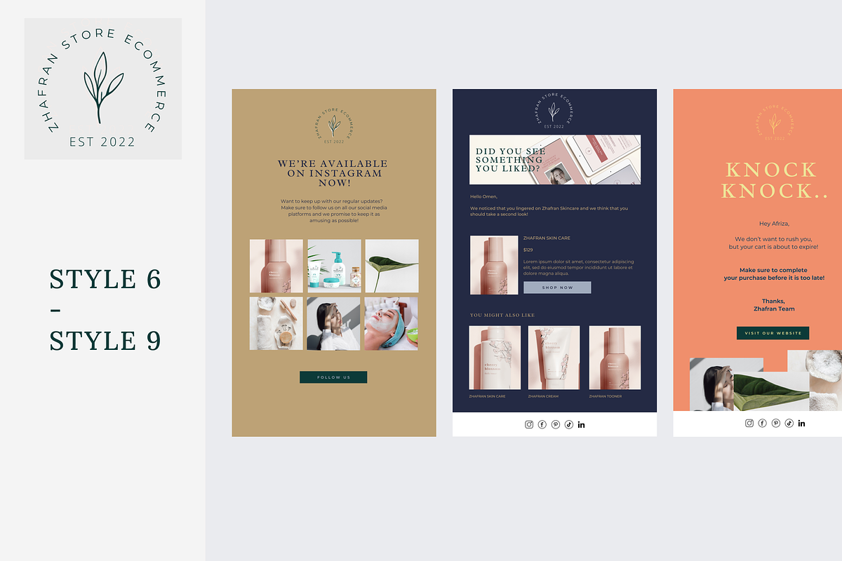 Zhafran Newsletter Email Canva, an Email Template by Reza Space (Photo 7 of 7)