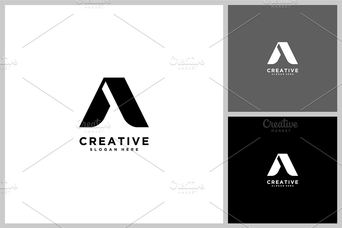 initial letter a logo vector design, a Branding & Logo Template by quadrazo