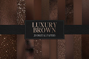 Luxury Chocolate Brown Digital Paper, a Background Graphic by Business Chic (Thumbnail 1 of 6)