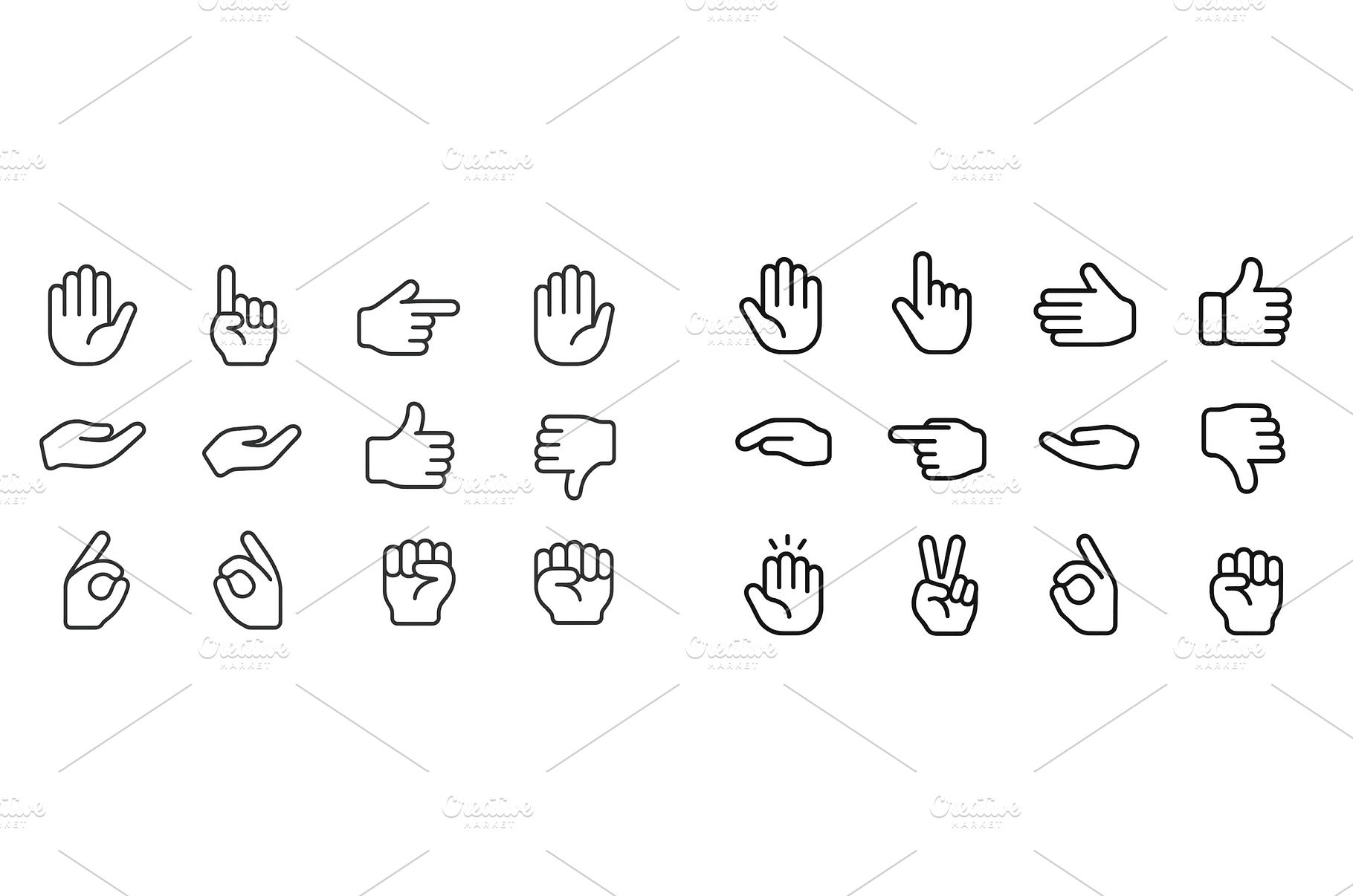 Hand gestures used to convey various, a Technology Photo by ZinetroN