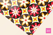 Groovy Flowers 10 Seamless Patterns, a Pattern Graphic by Yasmine Patterns (Thumbnail 9 of 9)
