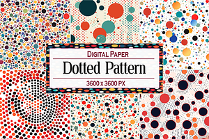 Dotted Pattern, a Pattern Graphic by Printable Treasure