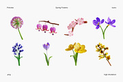 Spring Flowers 3D Icon Set, an Environmental 3D Model by Eklip Studio (Thumbnail 3 of 3)