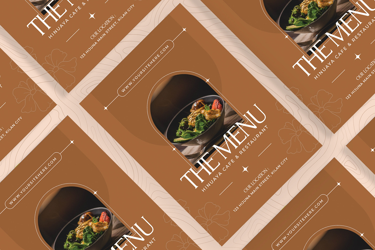 Minimal Menu, a Print Template by Esensifiksi.studio (Photo 2 of 2)