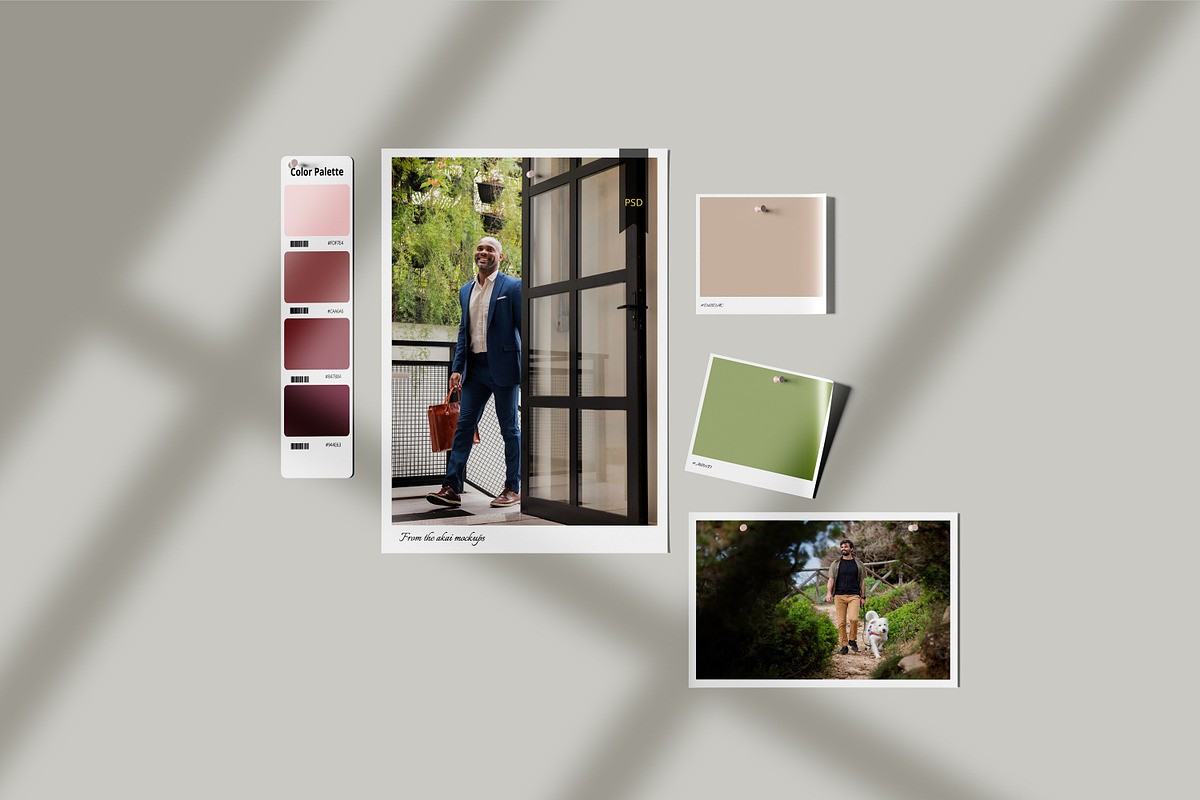 Moodboard mockup scene creator, a Product Mockup by Akaimockup (Photo 4 of 6)