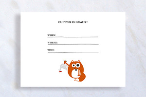 Dinner Invitation with Fox