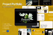 Fontaine Wedding Portfolio Keynote, a Presentation Template by Unich Design Bureau (Thumbnail 1 of 7)