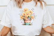 Whimsical Spring Flower pot Clipart, an Illustration by Designworld (Thumbnail 6 of 8)
