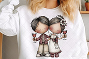 Watercolor New Year Clipart, an Illustration by SinaCreation (Thumbnail 5 of 8)