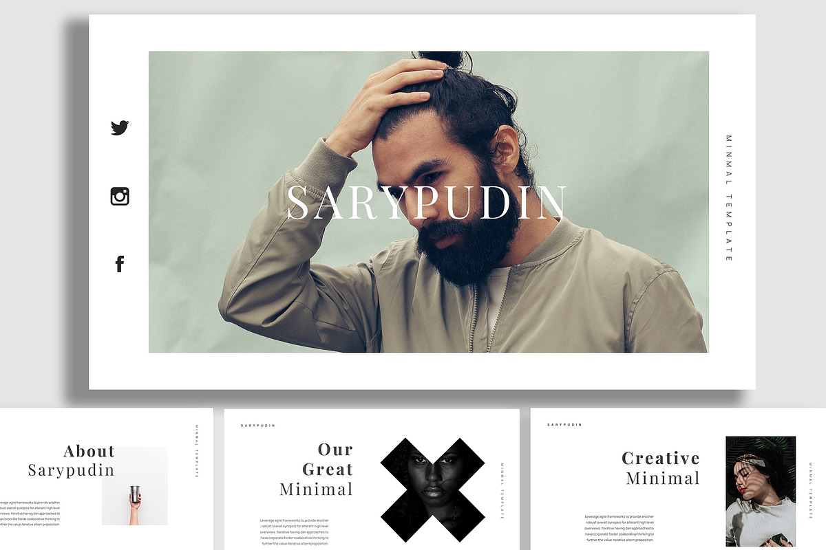 SARYPUDIN - Minimal Gslides, a Presentation Template by Infinity Vector Studio (Photo 3 of 6)