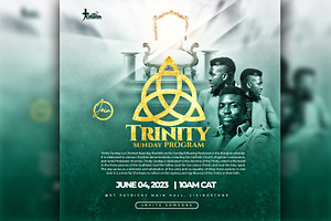 Trinity Sunday Flyer Template