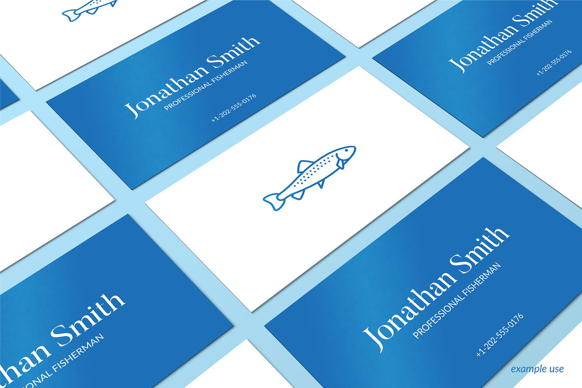 Fish Icon Set, an Icon by Anchors_and_Curves (Photo 3 of 4)