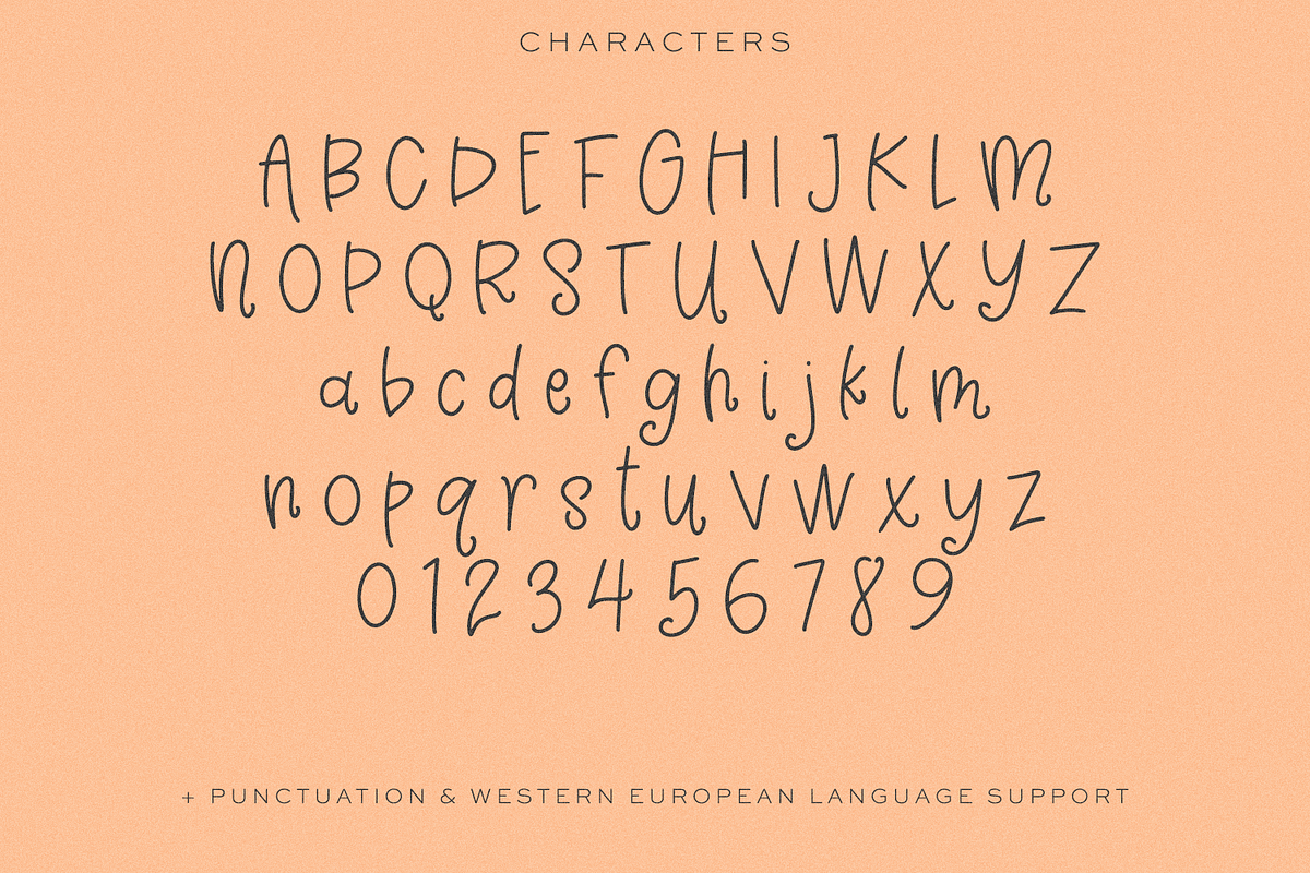 Tangerine Twist Sans, a Handwritten Font by Beck McCormick (Photo 10 of 10)
