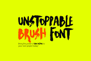 Raw Voltage – Aggressive Brush Font, a Handwritten Font by Letteratom (Thumbnail 2 of 9)