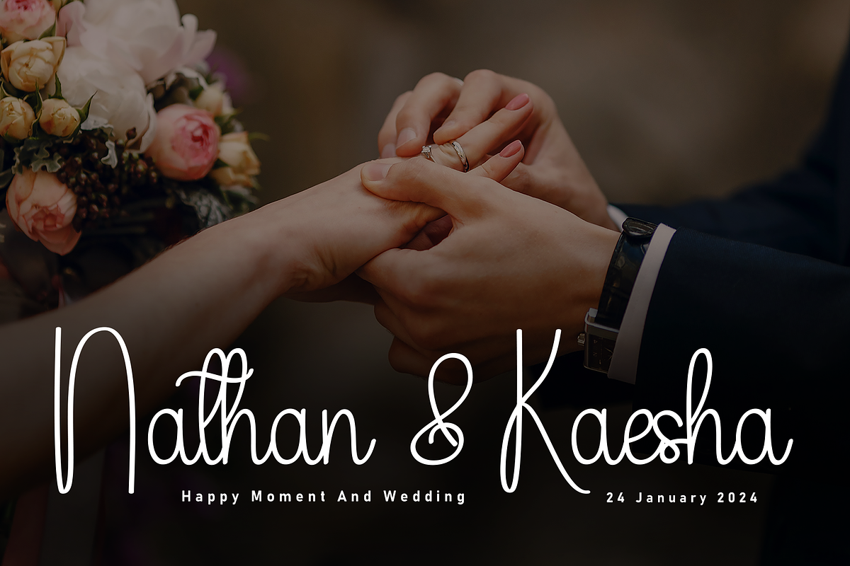 Moonlight | Script Font, a Handwritten Font by Scratchones (Photo 2 of 8)