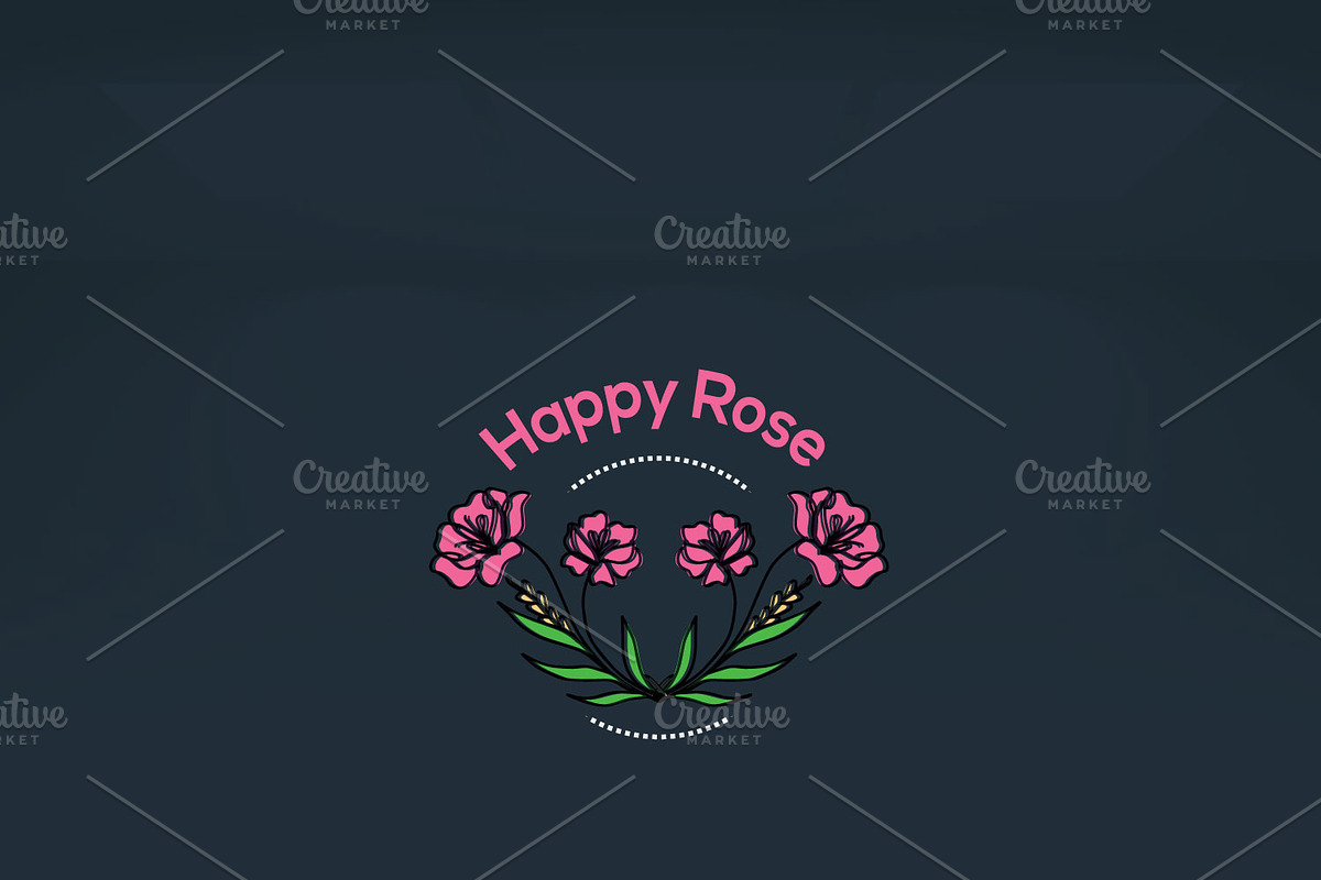 Happy Rose, a Branding & Logo Template by Design_Creator (Photo 2 of 2)