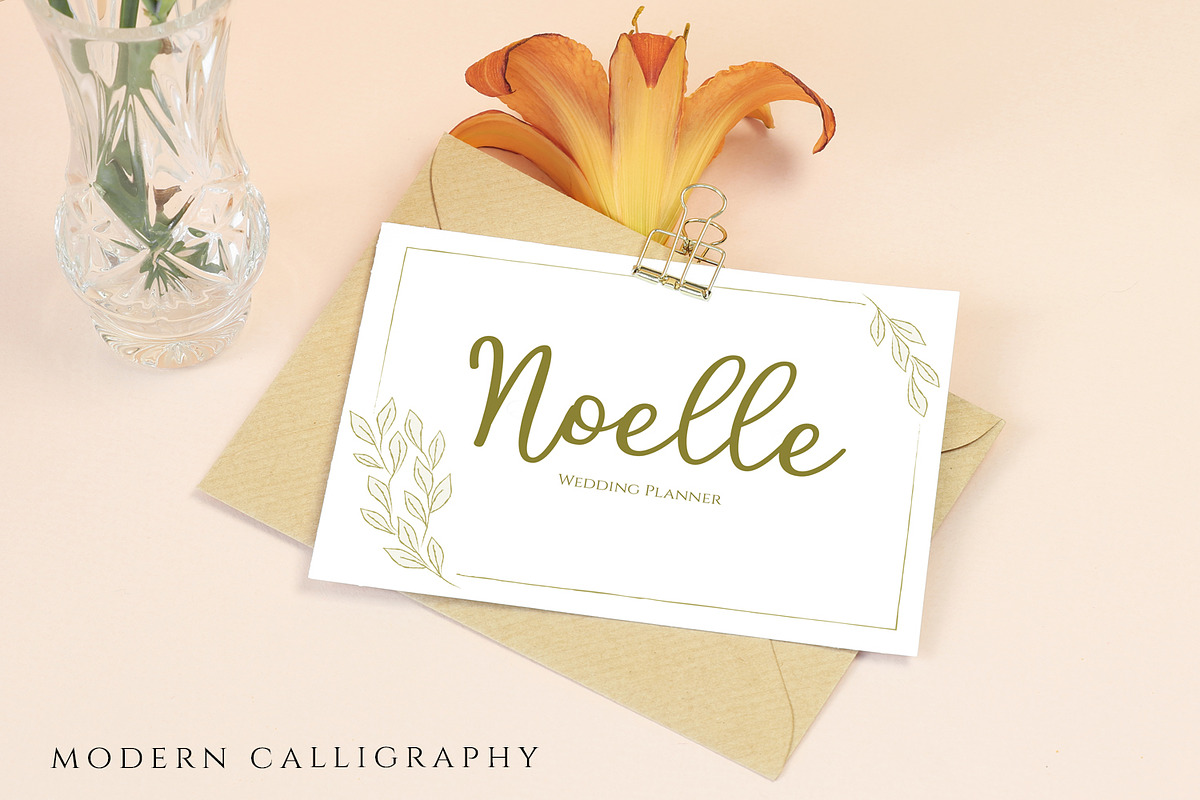 Dichigan - Modern Calligraphy Script preview 8