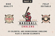 Baseball Emblems Part 2, a Branding & Logo Template by AkimD (Thumbnail 1 of 5)