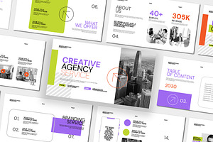 Modern Swiss Design Minimalist, a Presentation Template by Mighty-Slide